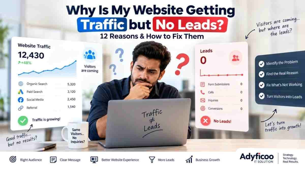 Why Is My Website Getting Traffic but No Leads?